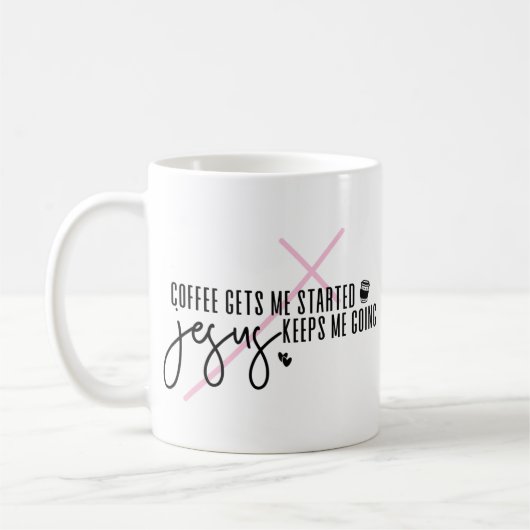 Der Kaffee Behalte mir zu gehen Kaffeetasse (Links)