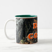 Der Kaffee-Camouflage des Vaters Zweifarbige Tasse (Links)