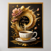 Der Kaffee der Guten Morgen Poster (Vorne)