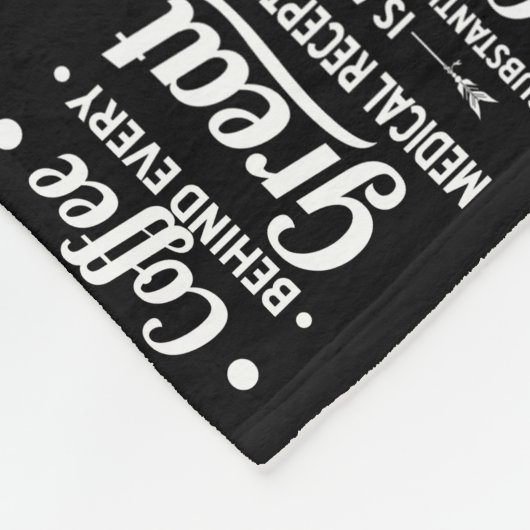 Der Kaffee des Arztes ist lange hinter jedem Fleecedecke (Ecke)