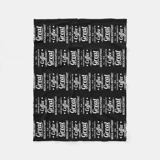 Der Kaffee des Arztes ist lange hinter jedem Fleecedecke (Vorderseite)