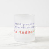 Der Kaffee des Wirtschaftsprüfers/Tee-Tasse Mattglastasse (Mittel)