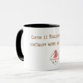 Der Kaffee-erforderliche Tasse der Mama (Vorderseite Links)