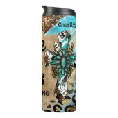 Der Kaffee geht, Jesus Behalte zu gehen Thermosbecher (Nach rechts gedreht)