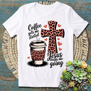 Der Kaffee geht mir auf den Weg, Jesus Behalte mir Tri-Blend Shirt