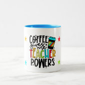 Der Kaffee gibt mir Powern Tasse (Mittel)