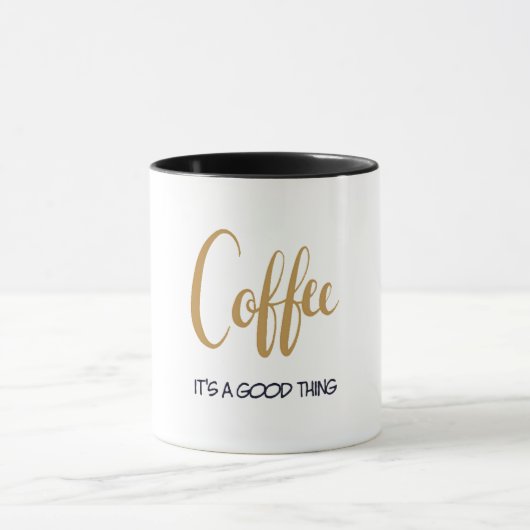 Der Kaffee ist ein gutes Geschmackssache Tasse (Zentrum)