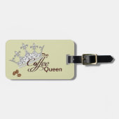 Der Kaffee-Königin-Gepäckanhänger Gepäckanhänger (Vorderseite horizontal)