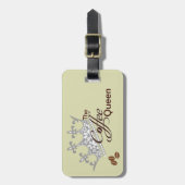 Der Kaffee-Königin-Gepäckanhänger Gepäckanhänger (Vorderseite vertikal)