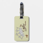 Der Kaffee-Königin-Gepäckanhänger Gepäckanhänger (Rückseite vertikal)