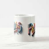 Der Kaffee mit Freunden/Tasse/Liebe Kaffeetasse (Mittel)