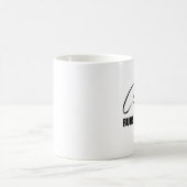 Der Kaffee rennt meinen Motor Kaffeetasse (Mittel)