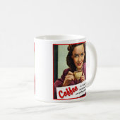 Der Kaffee sprengt den Kopf über den lustigen Mug- Kaffeetasse (VorderseiteRechts)