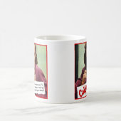 Der Kaffee sprengt den Kopf über den lustigen Mug- Kaffeetasse (Mittel)