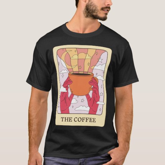 Der Kaffee Taro Card Pullover Hoodie (Vorderseite)
