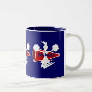 Der Kaffee-Tasse der Cheerleader Zweifarbige Tasse
