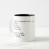 Der Kaffee-Tasse des echten Chefs Zweifarbige Tasse (Vorderseite Links)