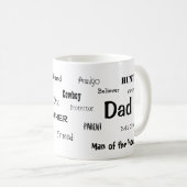 Der Kaffee-Tasse des Vaters Kaffeetasse (VorderseiteRechts)