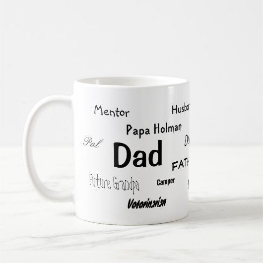 Der Kaffee-Tasse des Vaters Kaffeetasse (Links)