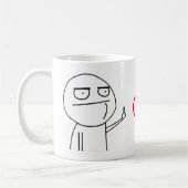 Der Kaffee-Tasse mittlerer Finger C# Programmierer Kaffeetasse (Links)