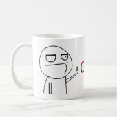 Der Kaffee-Tasse mittlerer Finger Kaffeetasse (Links)
