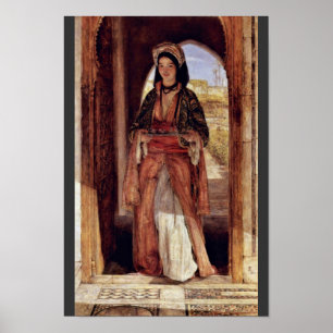 Der Kaffee-Träger durch Lewis John Frederick Poster