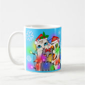 Der Kaffee-wunderliche Tasse des (Links)