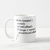 Der Kaffeekontakt des Programmierers Kaffeetasse (Links)
