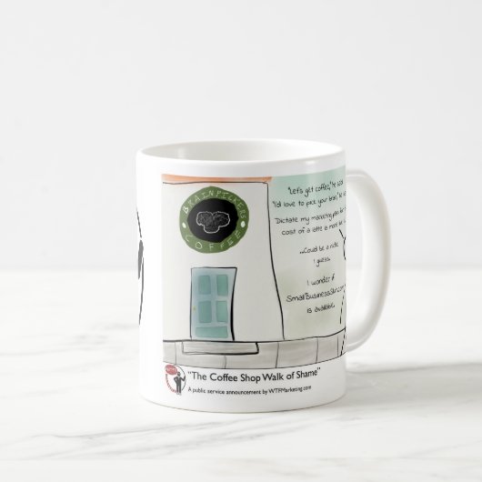 Der Kaffeestube-Weg der Schande Kaffeetasse (VorderseiteRechts)