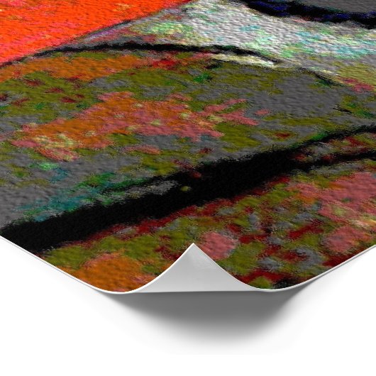 Der Kaffeetrinker Poster (Ecke)