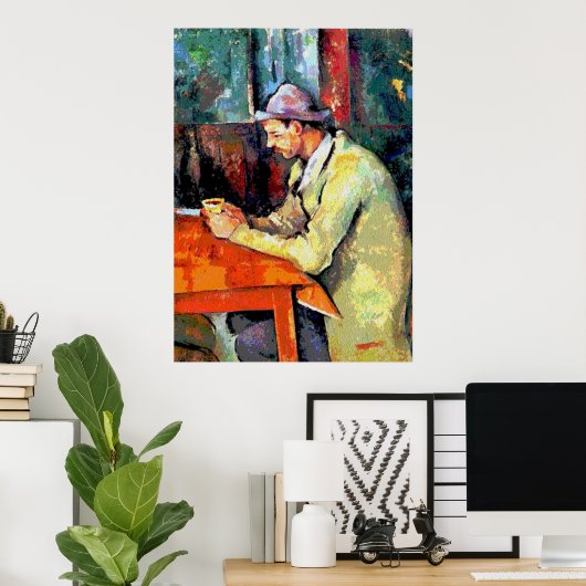 Der Kaffeetrinker Poster (Heimbüro)