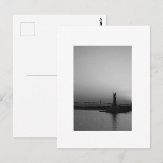 Der Käfig der Kun Lam Statue Postkarte (Vorne/Hinten)