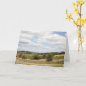 Der Käfig in Lyme Park Postcard Karte (Gelbe Blume)