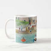 Der Kai am Mousehole Kaffeetasse (Links)