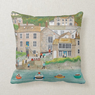 Der Kai am Mousehole Kissen