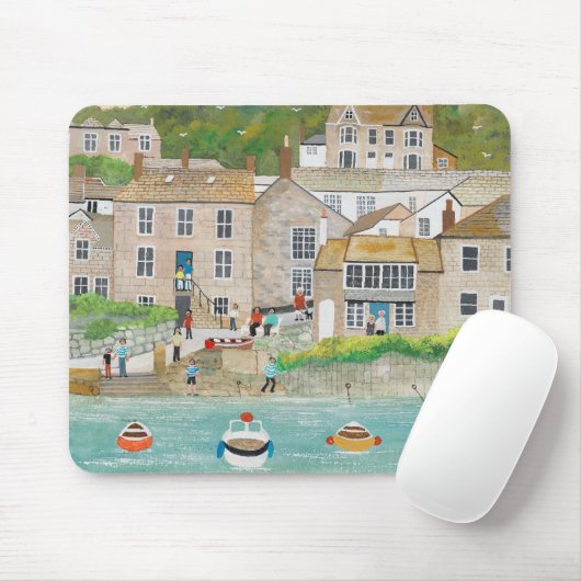 Der Kai am Mousehole Mousepad (Mit Mouse)