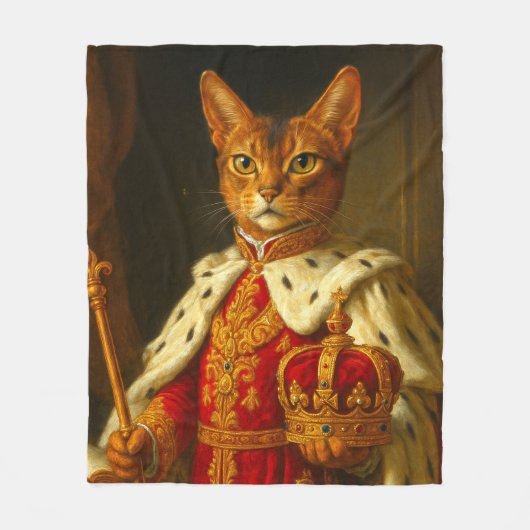 Der Kaiser eines Sonnenlichts | Napoleon Cat Fleecedecke (Vorderseite)