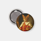 Der Kaiser eines Sonnenlichts | Napoleon Cat Magnet (Vorderseite/Rückseite)