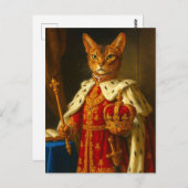 Der Kaiser eines Sonnenlichts | Napoleon Cat Postkarte (Vorne/Hinten)