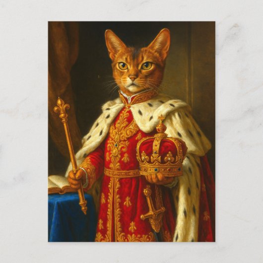 Der Kaiser eines Sonnenlichts | Napoleon Cat Postkarte (Vorderseite)