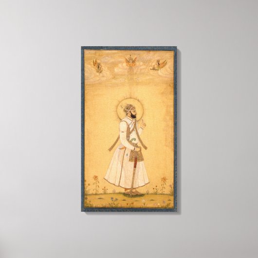 Der Kaiser Farrukhsiyar (1683-1719) aus dem Larg Leinwanddruck (Vorderseite)