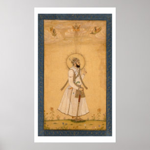 Der Kaiser Farrukhsiyar (1683-1719) aus dem Larg Poster