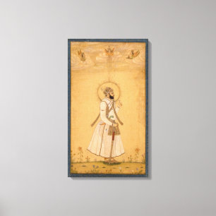 Der Kaiser Farrukhsiyar (1683-1719) vom Larg Leinwanddruck