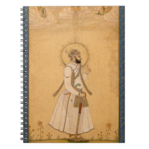 Der Kaiser Farrukhsiyar (1683-1719) vom Larg Notizblock