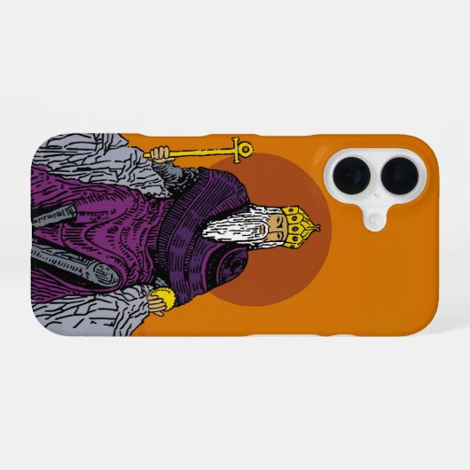 Der Kaiser iPhone 16 Hülle (Rückseite (Horizontal))