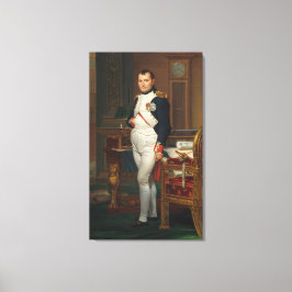 Der Kaiser Napoleon in seiner Studie beim Leinwanddruck