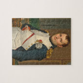 Der Kaiser Napoleon in seiner Studie beim Puzzle (Horizontal)