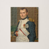 Der Kaiser Napoleon in seiner Studie beim Puzzle (Vertikal)