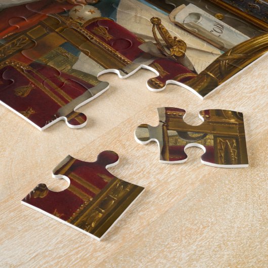 Der Kaiser Napoleon in seiner Studie beim Puzzle (Seite)