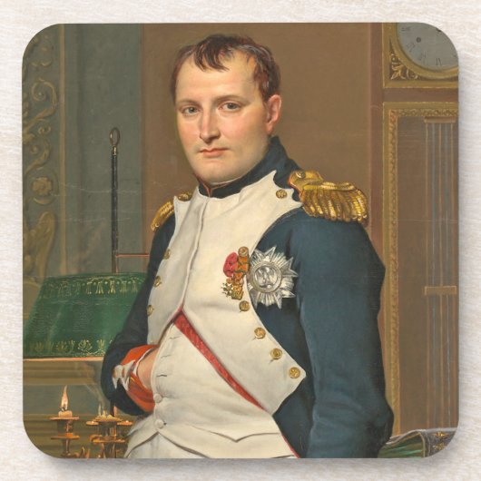 Der Kaiser Napoleon in seiner Studie beim Untersetzer (Vorderseite)